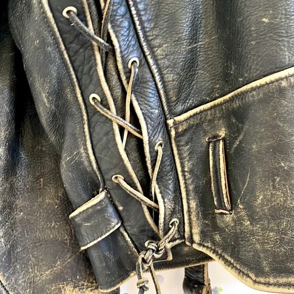 🔅SOLD $575 Lee Trevor Vintage Rare Motorcycle Jacket/Made in France, Rare - Picture 9 of 12